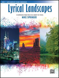 Lyrical Landscapes Vol. 1 piano sheet music cover Thumbnail